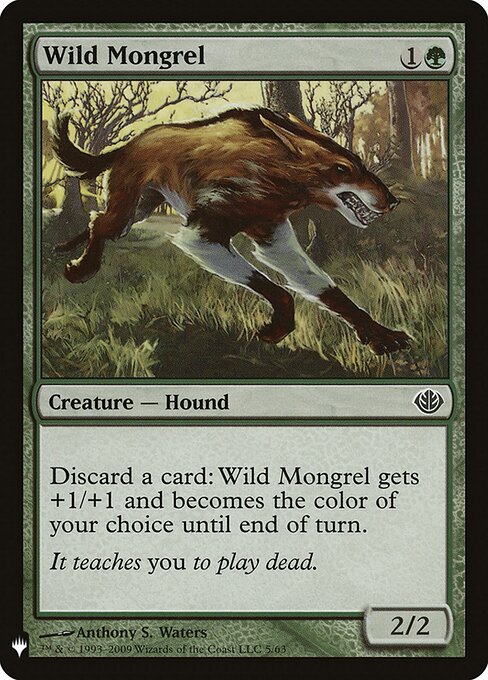 Wild Mongrel (DDD-5) - The List - Game On