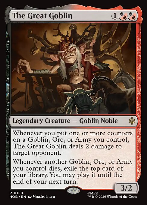 The Great Goblin (158) (Foil) - The Hobbit - Game On