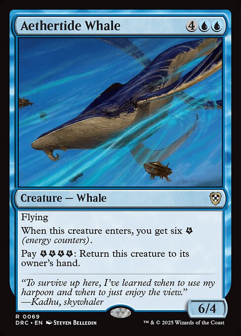 Aethertide Whale (69) - Aetherdrift Commander - Game On