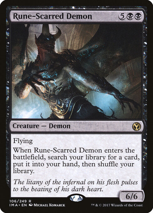 Rune-Scarred Demon (106) - Iconic Masters - Game On