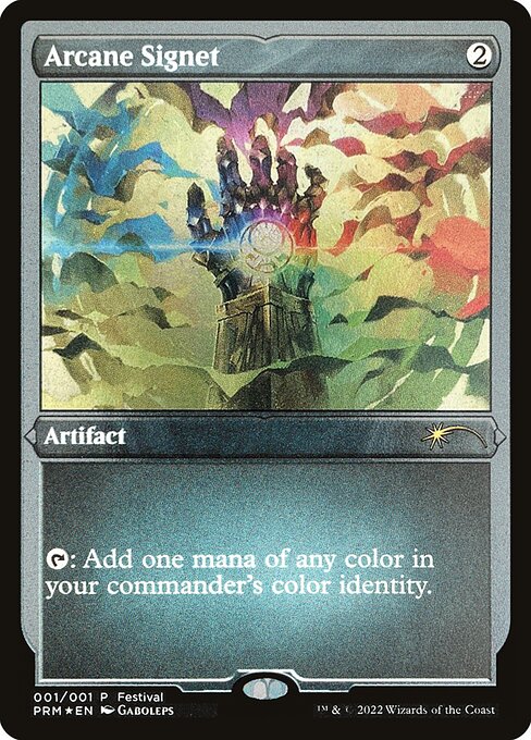 Arcane Signet (1F★) (Etched) - 30th Anniversary Misc Promos - Game On