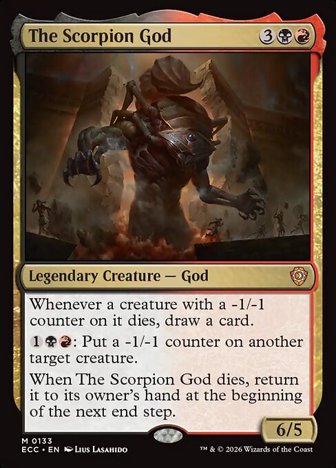 The Scorpion God (133) - Lorwyn Eclipsed Commander - Game On