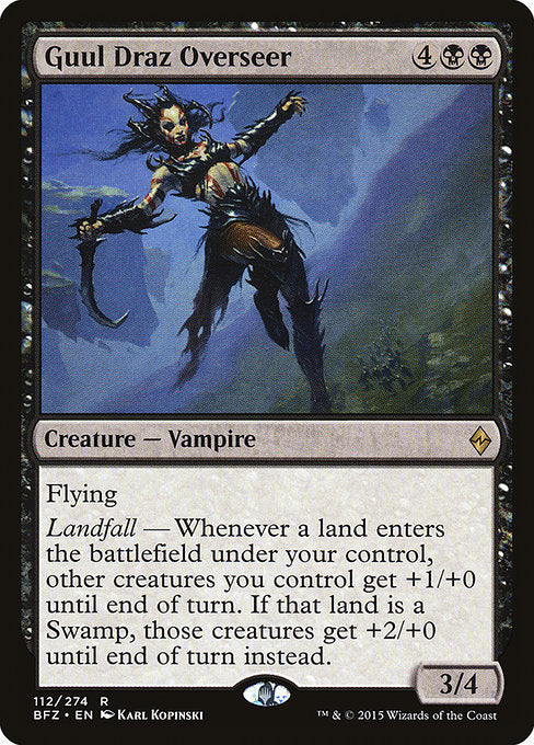Guul Draz Overseer (112) (Foil) - Battle for Zendikar - Game On