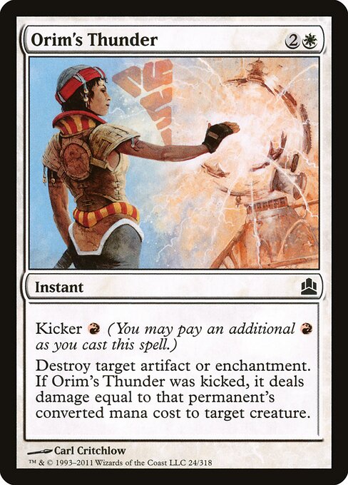 Orim's Thunder (24) - Commander 2011 - Game On