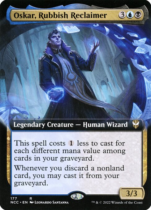 Oskar, Rubbish Reclaimer (177) - EXTENDED ART - New Capenna Commander - Game On