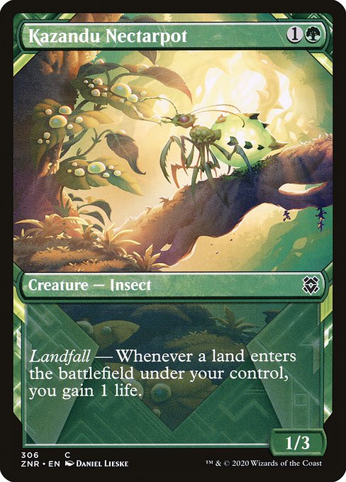 Kazandu Nectarpot (306) - SHOWCASE (Foil) - Zendikar Rising - Game On