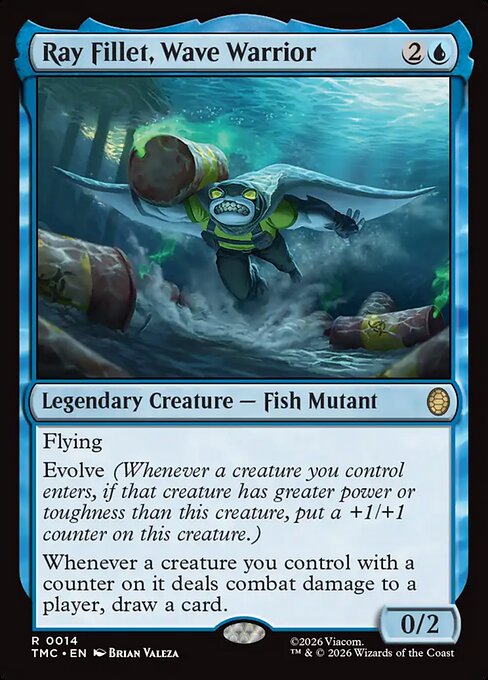 Ray Fillet, Wave Warrior (14) - Teenage Mutant Ninja Turtles Eternal - Game On