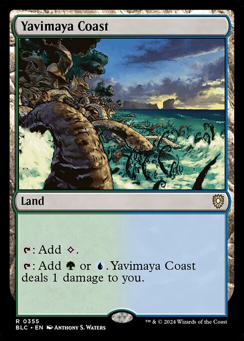 Yavimaya Coast (355) - Bloomburrow Commander - Game On