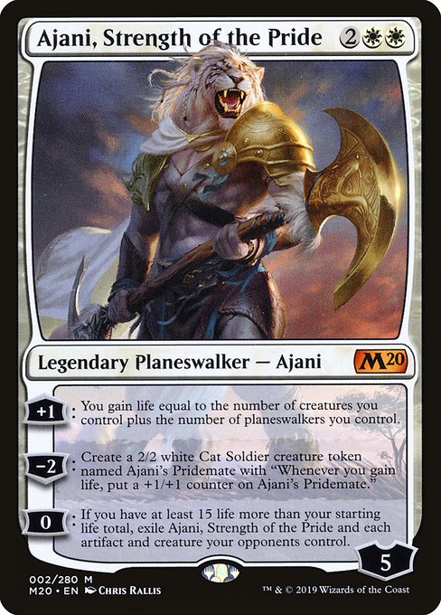 Ajani, Strength of the Pride (2) - Core Set 2020 - Game On