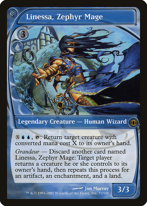 Linessa, Zephyr Mage (51) - Future Sight - Game On