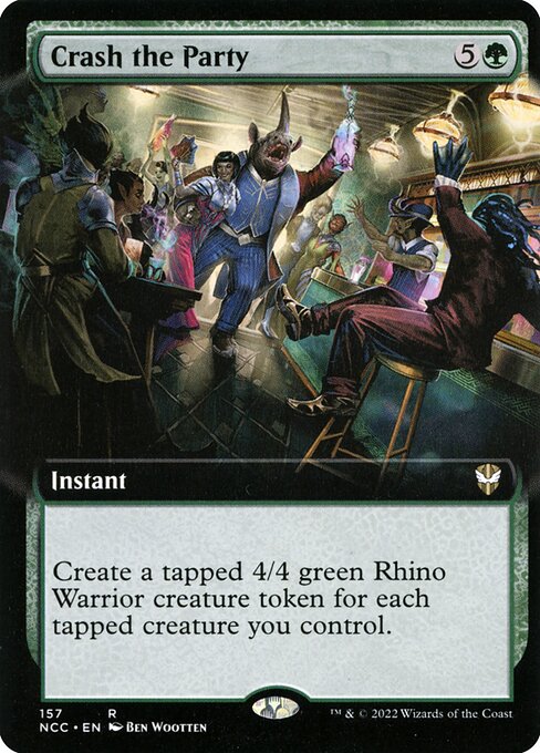 Crash the Party (157) - EXTENDED ART - New Capenna Commander - Game On
