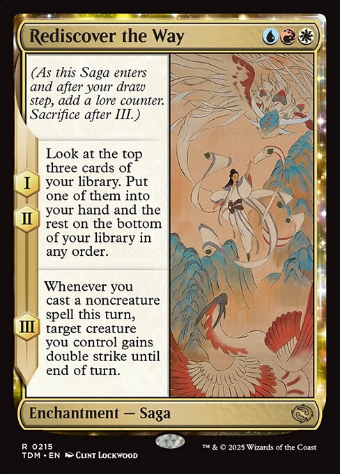 Rediscover the Way (215) (Foil) - Tarkir: Dragonstorm - Game On