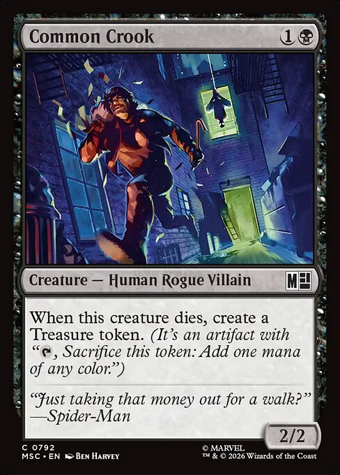 Common Crook (792) - Marvel Super Heroes Commander - Game On