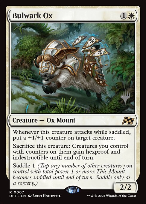 Bulwark Ox (7p) (Foil) - Aetherdrift Promos - Game On