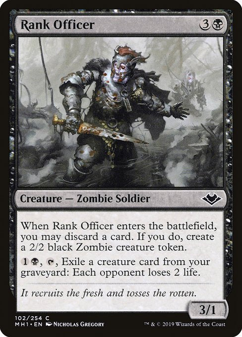Rank Officer (102) (Foil) - Modern Horizons - Game On