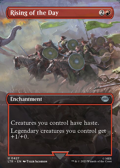 Rising of the Day (427) - BORDERLESS - FULL ART - The Lord of the Rings: Tales of Middle-earth - Game On