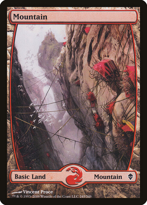 Mountain (245) - FULL ART - Zendikar - Game On