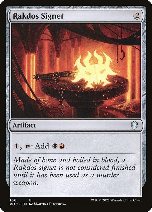 Rakdos Signet (166) - Crimson Vow Commander - Game On