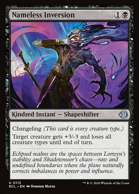 Nameless Inversion (113) - Lorwyn Eclipsed - Game On