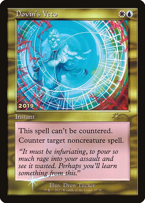 Dovin's Veto (27) (Foil) - 30th Anniversary Play Promos - Game On