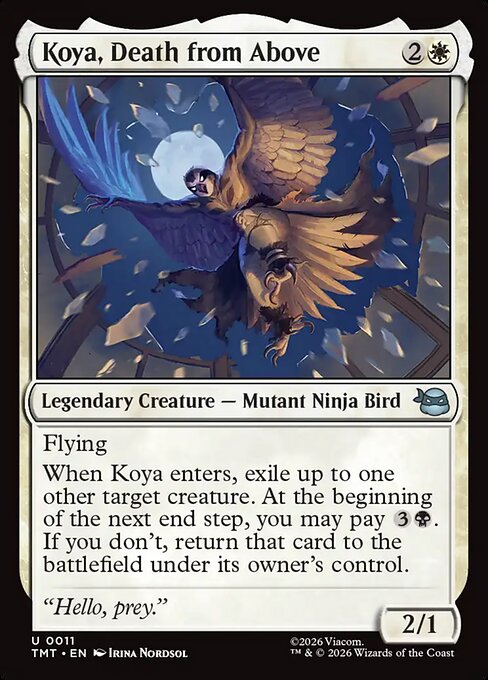 Koya, Death from Above (11) (Foil) - Teenage Mutant Ninja Turtles - Game On