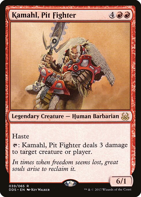 Kamahl, Pit Fighter (39) - Duel Decks: Mind vs. Might - Game On