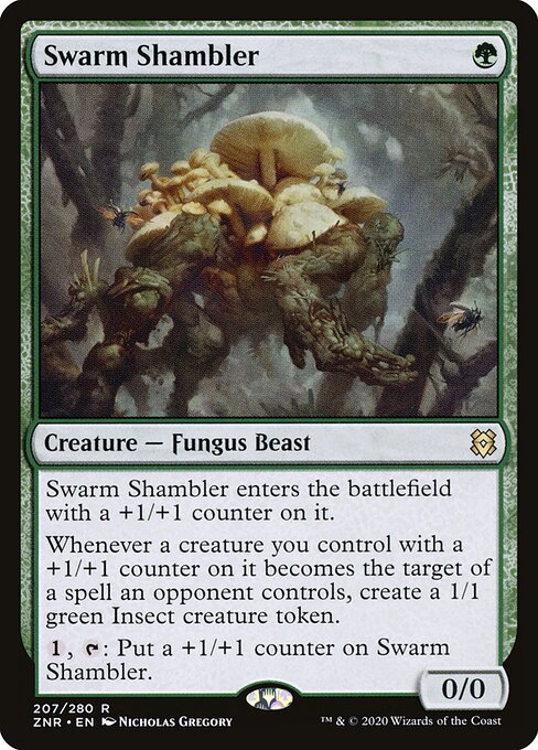 Swarm Shambler (207) - Zendikar Rising - Game On