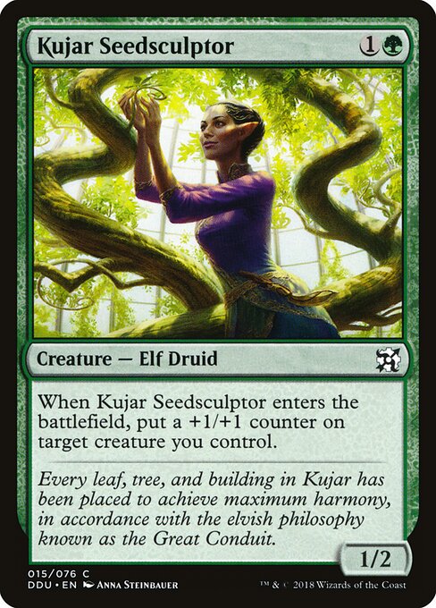 Kujar Seedsculptor (15) - Duel Decks: Elves vs. Inventors - Game On