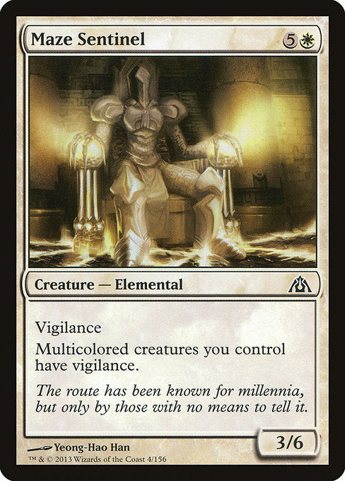 Maze Sentinel (4) (Foil) - Dragon's Maze - Game On