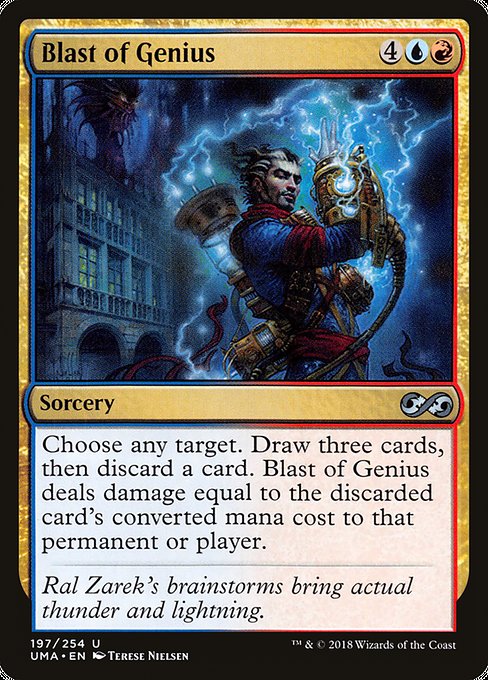 Blast of Genius (197) (Foil) - Ultimate Masters - Game On