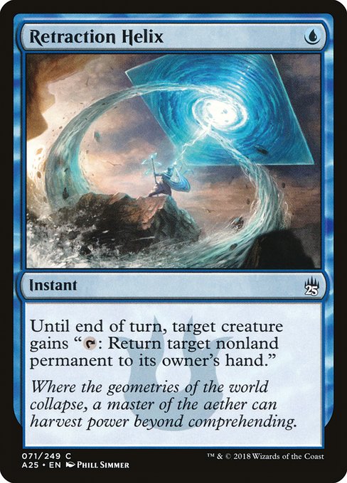 Retraction Helix (71) (Foil) - Masters 25 - Game On