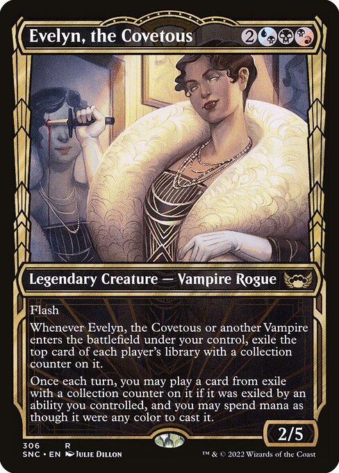 Evelyn, the Covetous (306) - SHOWCASE (Foil) - Streets of New Capenna - Game On