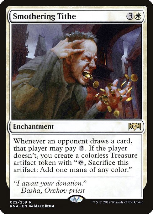 Smothering Tithe (22) (Foil) - Ravnica Allegiance - Game On