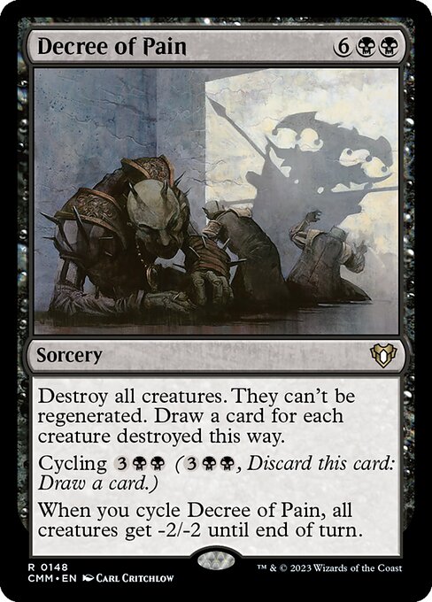 Decree of Pain (148) (Foil) - Commander Masters - Game On