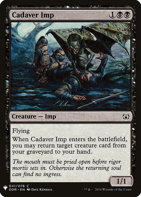 Cadaver Imp (DDR-41) - The List - Game On