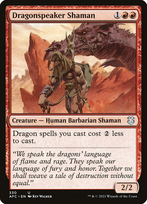 Dragonspeaker Shaman (330) - Forgotten Realms Commander - Game On
