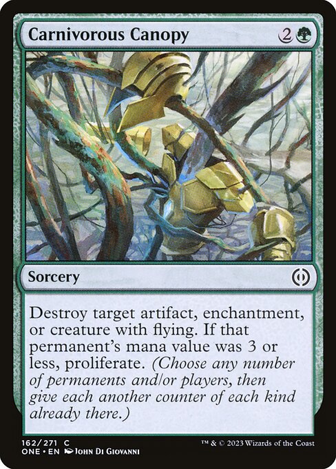 Carnivorous Canopy (162) - Phyrexia: All Will Be One - Game On