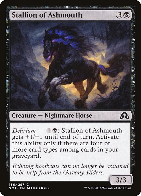 Stallion of Ashmouth (136) (Foil) - Shadows over Innistrad - Game On