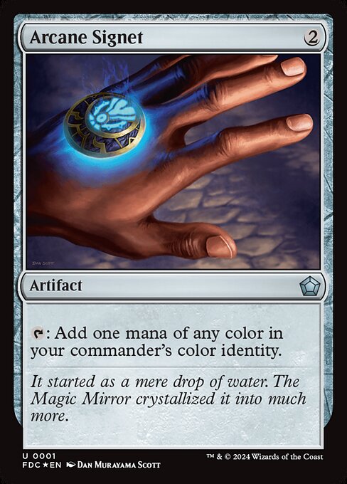 Arcane Signet (1) (Foil) - Foundations Commander - Game On
