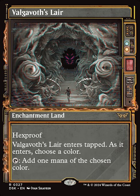 Valgavoth's Lair (327) - SHOWCASE (Foil) - Duskmourn: House of Horror - Game On
