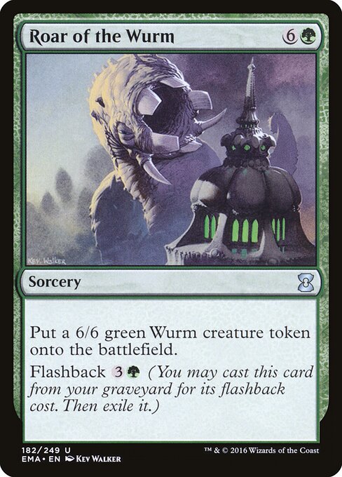 Roar of the Wurm (182) (Foil) - Eternal Masters - Game On