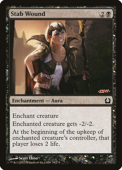 Stab Wound (78) (Foil) - Return to Ravnica - Game On