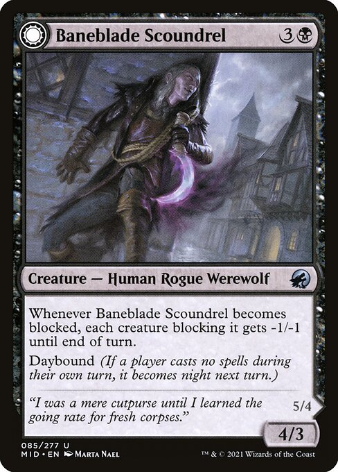 Baneblade Scoundrel // Baneclaw Marauder (85) - Innistrad: Midnight Hunt - Game On