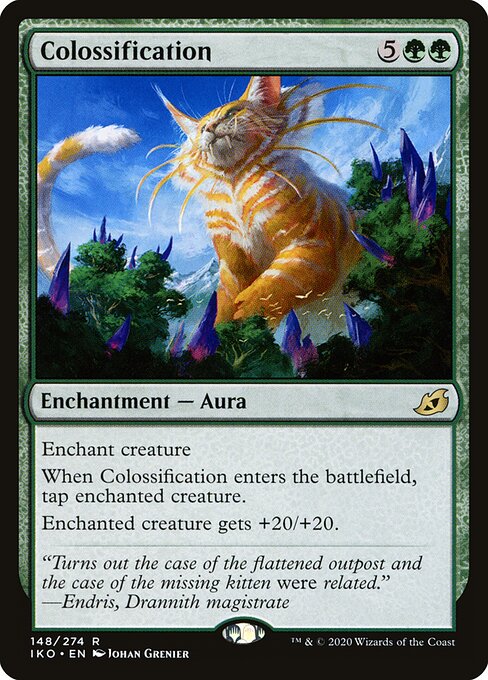 Colossification (148) (Foil) - Ikoria: Lair of Behemoths - Game On