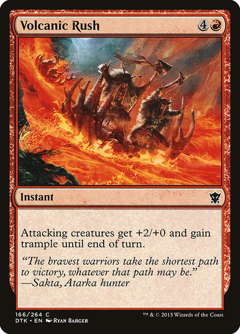 Volcanic Rush (166) - Dragons of Tarkir - Game On