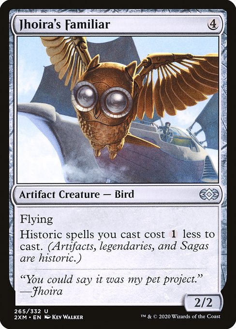 Jhoira's Familiar (265) (Foil) - Double Masters - Game On