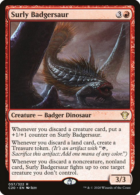 Surly Badgersaur (57) - Commander 2020 - Game On