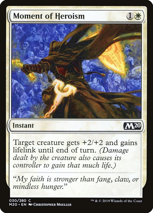 Moment of Heroism (30) (Foil) - Core Set 2020 - Game On