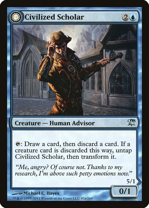 Civilized Scholar // Homicidal Brute (47) - Innistrad - Game On
