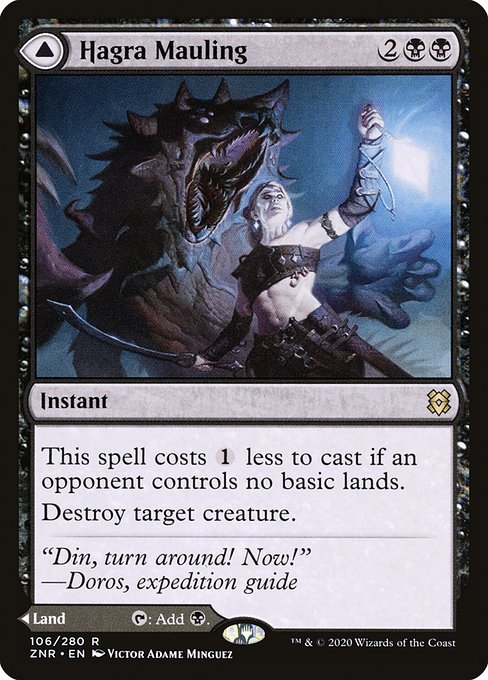 Hagra Mauling // Hagra Broodpit (106) - Zendikar Rising - Game On